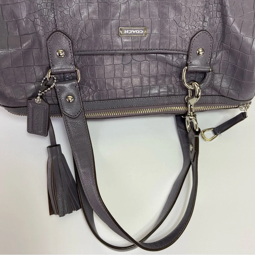 Coach Avery Leather Satchel Shoulder Bag F26123 - Picture 11 of 14